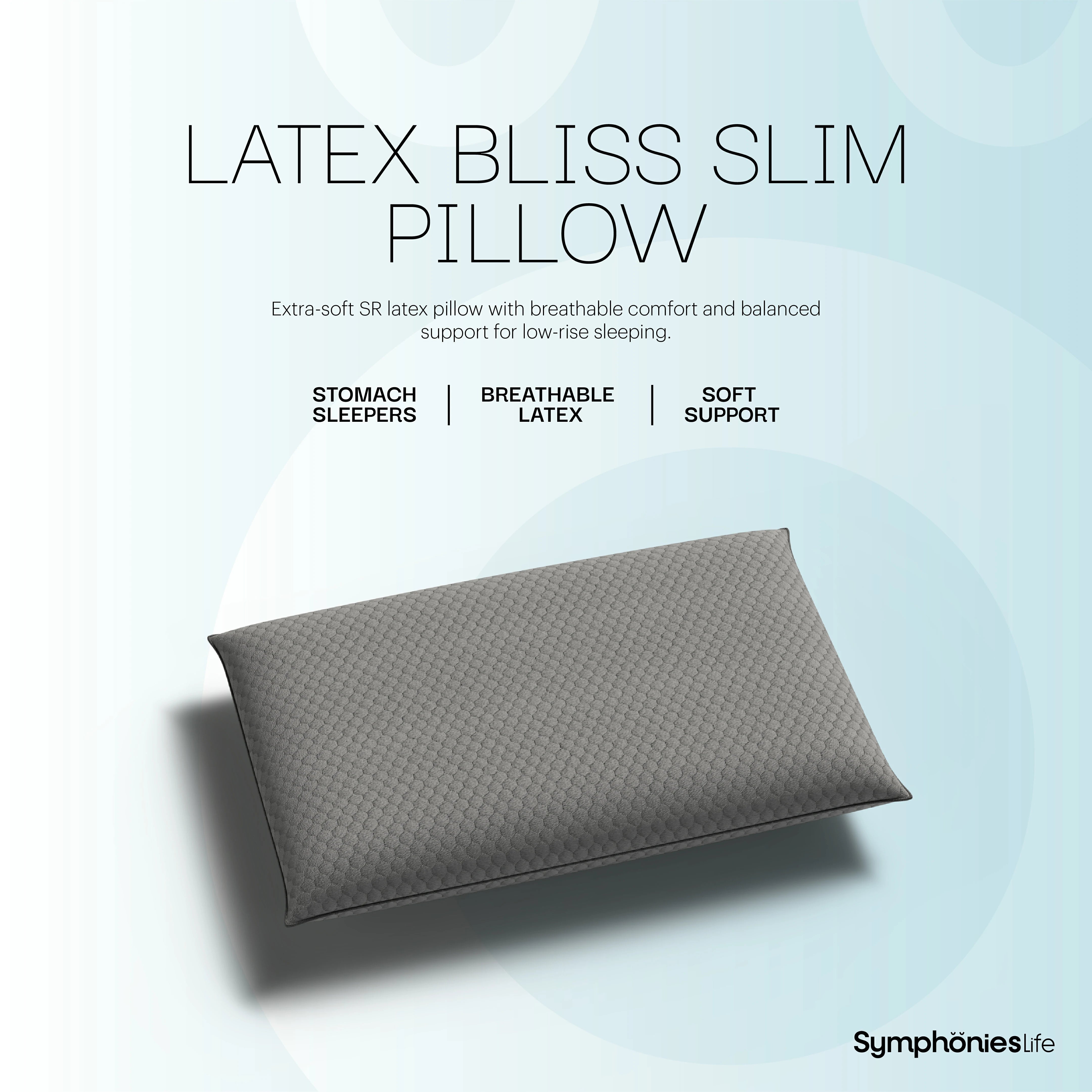 Latex Bliss Slim Pillow